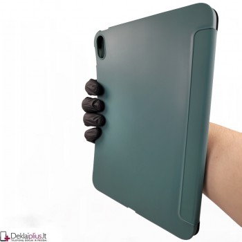 Smart soft dirbtinės odos dėklas - žalias (Apple Ipad 10.9 (2022)-Ipad 11 (2025)